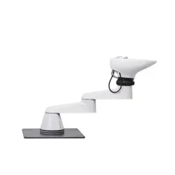 colonne de lavage Rondolore - Bras pivotant articulé avec trois points - Colonne de lavage avec bras pivotant - Mobilier de coiffure professionnel - bac de lavage pour salon de coiffure - bac de lavage Greiner - meuble pour salon de coiffure - greiner - salon de coiffure haut de gamme