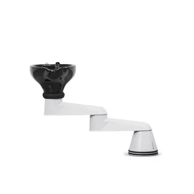 colonne de lavage Rondolore - Bras pivotant articulé avec trois points - Colonne de lavage avec bras pivotant - Mobilier de coiffure professionnel - bac de lavage pour salon de coiffure - bac de lavage Greiner - meuble pour salon de coiffure - greiner - salon de coiffure haut de gamme