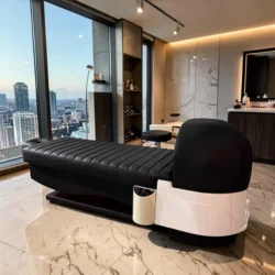 Table viva (2) professional head spa table - Japanese head spa bed - premium hair care station - hairdressing massage table - high-end head spa furniture - hair relaxation bed - spa table with ergonomic basin - modern head spa equipment - heated hair treatment bed - head spa table with chromotherapy - luxury wellness salon furniture