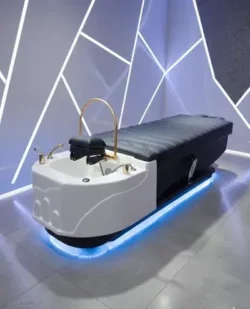 VIVA (1) professional head spa table - Japanese head spa bed - premium hair care station - hairdressing massage table - high-end head spa furniture - hair relaxation bed - spa table with ergonomic basin - modern head spa equipment - heated hair treatment bed - head spa table with chromotherapy - luxury wellness salon furniture