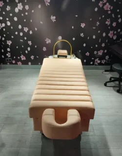 VIVA (11) professional head spa table - Japanese head spa bed - premium hair care station - hairdressing massage table - high-end head spa furniture - hair relaxation bed - spa table with ergonomic basin - modern head spa equipment - heated hair treatment bed - head spa table with chromotherapy - luxury wellness salon furniture