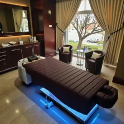 VIVA (2) professional head spa table - Japanese head spa bed - premium hair care station - hairdressing massage table - high-end head spa furniture - hair relaxation bed - spa table with ergonomic basin - modern head spa equipment - heated hair treatment bed - head spa table with chromotherapy - luxury wellness salon furniture