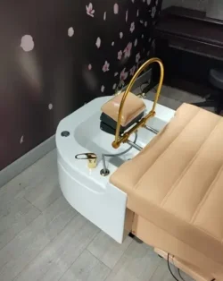 VIVA (9) professional head spa table - Japanese head spa bed - premium hair care station - hairdressing massage table - high-end head spa furniture - hair relaxation bed - spa table with ergonomic basin - modern head spa equipment - heated hair treatment bed - head spa table with chromotherapy - luxury wellness salon furniture
