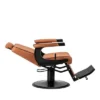 Fauteuil de barbier Visionerio BR - Fauteuil barbier vintage - chaise barbier professionnel - massant - mobilier de barbier professionnel - Fauteuil barbier haut de gamme - fauteuil de coiffure pour homme