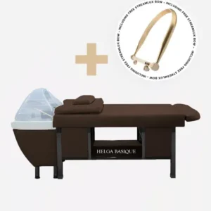 Table head spa helga beige premium - Table Head SPA with steam - table Head SPA professional - table Head SPA with connection - Bed Head SPA professional - Furniture professional aesthetic spa