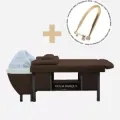 Table head spa helga beige premium - Table Head SPA with steam - table Head SPA professional - table Head SPA with connection - Bed Head SPA professional - Furniture professional aesthetic spa