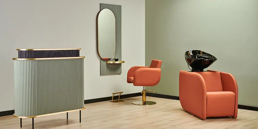 Hairdressing chair - Hairdressing chair - professional hairdressing chair - furniture for hairdressing salon - furniture for hairdressing salon