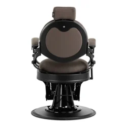 Fauteuil de barbier Matteo BR - chaise de Barbier Matteo BR - Fauteuil de coiffure pour homme - chaise de coiffure vintage - mobilier de barbier professionnel