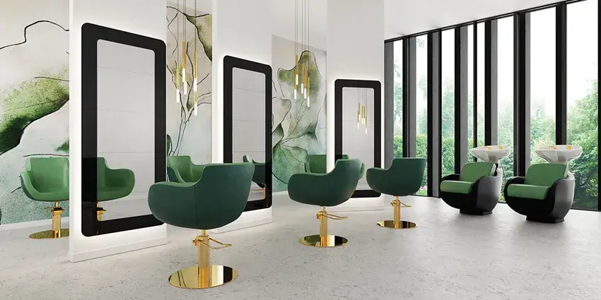 Hairdressing chair - Hairdressing chair - professional hairdressing chair - furniture for hairdressing salon - furniture for hairdressing salon