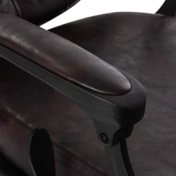 Fauteuil de Barbier Wolf Brown - Fauteuil Barbier Wolf Brown - Chaise Barbier Wolf Brown - Fauteuil de coiffure barbier Wolf Brown - mobilier de coiffure haut de gamme