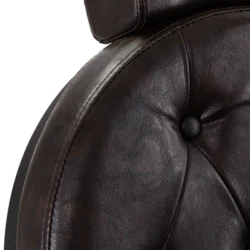 Fauteuil de Barbier Wolf Brown - Fauteuil Barbier Wolf Brown - Chaise Barbier Wolf Brown - Fauteuil de coiffure barbier Wolf Brown - mobilier de coiffure haut de gamme