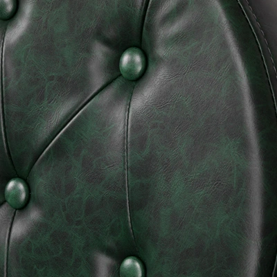 Fauteuil de Barbier Wolf vert silver - Fauteuil Barbier Wolf vert silver - Chaise Barbier Wolf vert silver - Fauteuil de coiffure barbier Wolf vert silver - mobilier de coiffure haut de gamme - barbershop - barber