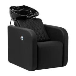 sylvia massant noir (22) Bac à shampoing massant sylvia noir - bac de lavage électrique - gabbiano - Bac de lavage gabbiano sylvia - Mobilier de coiffure professionnel - bac de lavage pour salon de coiffure - bac de lavage électrique