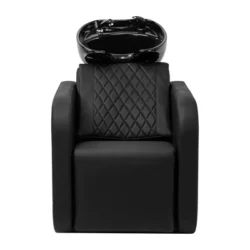 sylvia massant noir (18) Bac à shampoing massant sylvia noir - bac de lavage électrique - gabbiano - Bac de lavage gabbiano sylvia - Mobilier de coiffure professionnel - bac de lavage pour salon de coiffure - bac de lavage électrique