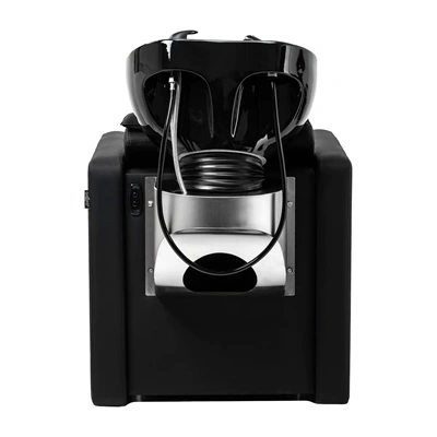 Bac à shampoing massant sylvia noir - bac de lavage électrique - gabbiano - Bac de lavage gabbiano sylvia - Mobilier de coiffure professionnel - bac de lavage pour salon de coiffure - bac de lavage électrique