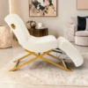 Lit de beauté à cils courbé ALBA blanc - lit esthétique professionnel - fauteuil esthétique professionnel - mobilier esthétique professionnel - fauteuil extension de cils - fauteuil de soins esthétique