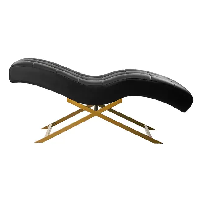 Lit de beauté à cils courbé ALBA NOIR - lit esthétique professionnel - fauteuil esthétique professionnel - mobilier esthétique professionnel - fauteuil extension de cils - fauteuil de soins esthétique