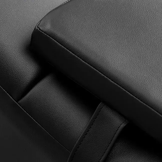 Lit de beauté à cils courbé ALBA NOIR - lit esthétique professionnel - fauteuil esthétique professionnel - mobilier esthétique professionnel - fauteuil extension de cils - fauteuil de soins esthétique
