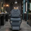 Fauteuil de barbier Bruno Graphite B - Fauteuil barbier professionnel - chaise de barbier vintage - fauteuil de coiffure pour homme - fauteuil de coiffure vintage - mobilier de coiffure professionnel - mobilier barbier professionnel - siège barber - fauteuil barbershop