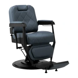 Fauteuil de barbier Bruno Graphite B - Fauteuil barbier professionnel - chaise de barbier vintage - fauteuil de coiffure pour homme - fauteuil de coiffure vintage - mobilier de coiffure professionnel - mobilier barbier professionnel - siège barber - fauteuil barbershop