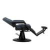 Fauteuil de barbier Bruno Graphite B - Fauteuil barbier professionnel - chaise de barbier vintage - fauteuil de coiffure pour homme - fauteuil de coiffure vintage - mobilier de coiffure professionnel - mobilier barbier professionnel - siège barber - fauteuil barbershop