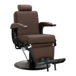 fauteuil de barbier continental BR - mobilier de barbier professionnel - fauteuil barbier continental - fauteuil barbier vintage - chaise barbier vintage - salon de coiffure - barbershop - barbier