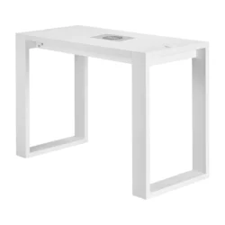 G031 (2) Table de manucure G031 blanc - table onglerie avec aspirateur intégré - Table de manucure professionnelle - table onglerie professionnelle - mobilier esthétique et onglerie