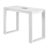 Table de manucure G031 blanc - table onglerie avec aspirateur intégré - Table de manucure professionnelle - table onglerie professionnelle - mobilier esthétique et onglerie