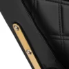 Fauteuil de Barbier Leonardo Gold Black - Fauteuil Barbier Leonardo Gold Black - Chaise Barbier Leonardo Gold Black - Fauteuil de coiffure barbier Leonardo Gold Black - mobilier de coiffure haut de gamme