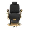 Fauteuil de Barbier Leonardo Gold Black - Fauteuil Barbier Leonardo Gold Black - Chaise Barbier Leonardo Gold Black - Fauteuil de coiffure barbier Leonardo Gold Black - mobilier de coiffure haut de gamme