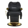 Fauteuil Barbier New York Gold - chaise de barbier New York - Fauteuil de Barbier New York - Fauteuil de Coiffure New York - Chaise de coiffure New York