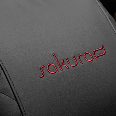 Fauteuil de massage Sakura Standard 801 noir et rouge - Fauteuil de massage professionnel - Fauteuil de massage SPA - Fauteuil de massage haut de gamme - Mobilier esthétique professionnel