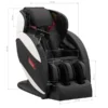 Fauteuil de massage Sakura Standard 801 noir et rouge - Fauteuil de massage professionnel - Fauteuil de massage SPA - Fauteuil de massage haut de gamme - Mobilier esthétique professionnel