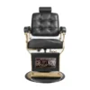 Fauteuil de Barbier The Boss black- chaise Barbier Vintage The Boss black - Fauteuil de coiffure Barbier The Boss black - chaise de coiffure Barbier The Boss black - mobilier de coiffure haut de gamme - barbershop - barbier