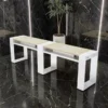 Table de Manucure Astra 2 places - table onglerie avec aspirateur intégré - Table de manucure professionnelle - table onglerie professionnelle - mobilier esthétique et onglerie - Table de Manucure double postes - table à ongle double