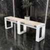Table de Manucure Astra 2 places - table onglerie avec aspirateur intégré - Table de manucure professionnelle - table onglerie professionnelle - mobilier esthétique et onglerie - Table de Manucure double postes - table à ongle double