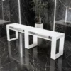 Table de Manucure Astra 2 places - table onglerie avec aspirateur intégré - Table de manucure professionnelle - table onglerie professionnelle - mobilier esthétique et onglerie - Table de Manucure double postes - table à ongle double