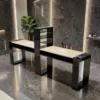 Table de Manucure Astra plus 2 places - table onglerie avec aspirateur intégré - Table de manucure professionnelle - table onglerie professionnelle - mobilier esthétique et onglerie - Table de Manucure double postes - table à ongle double