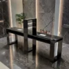 Table de Manucure Astra plus 2 places - table onglerie avec aspirateur intégré - Table de manucure professionnelle - table onglerie professionnelle - mobilier esthétique et onglerie - Table de Manucure double postes - table à ongle double