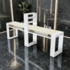 Table de Manucure Astra plus 2 places - table onglerie avec aspirateur intégré - Table de manucure professionnelle - table onglerie professionnelle - mobilier esthétique et onglerie - Table de Manucure double postes - table à ongle double