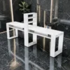 Table de Manucure Astra plus 2 places - table onglerie avec aspirateur intégré - Table de manucure professionnelle - table onglerie professionnelle - mobilier esthétique et onglerie - Table de Manucure double postes - table à ongle double