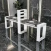 Table de Manucure Astra plus 2 places - table onglerie avec aspirateur intégré - Table de manucure professionnelle - table onglerie professionnelle - mobilier esthétique et onglerie - Table de Manucure double postes - table à ongle double