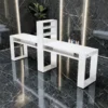 Table de Manucure Astra plus 2 places - table onglerie avec aspirateur intégré - Table de manucure professionnelle - table onglerie professionnelle - mobilier esthétique et onglerie - Table de Manucure double postes - table à ongle double