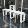 Table de Manucure Astra plus 2 places - table onglerie avec aspirateur intégré - Table de manucure professionnelle - table onglerie professionnelle - mobilier esthétique et onglerie - Table de Manucure double postes - table à ongle double