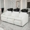 Bac à shampoing COMFORTT SOFA - Bac de lavage massant - Mobilier de coiffure professionnel - bac de lavage pour salon de coiffure - bac de lavage COMFO SOFA - Bac de lavage 2 places - Bac à shampoing 2 places - Bac à shampoing double