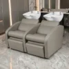 Bac à shampoing COMFORTT SOFA - Bac de lavage massant - Mobilier de coiffure professionnel - bac de lavage pour salon de coiffure - bac de lavage COMFO SOFA - Bac de lavage 2 places - Bac à shampoing 2 places - Bac à shampoing double