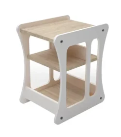 Chariot esthétique Solène (4) Chariot esthétique Solène - meuble de rangement esthétique - mobilier esthétique professionnel - table de service esthétique - Chariot pour salon esthétique