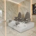 Station pédicure double Dolce Podo BMB - Fauteuil pédicure professionnel - Fauteuil Spa haut de gamme - Mobilier esthétique haut de gamme - Mobilier esthétique professionnel - fauteuil pédicure spa -Fauteuil de pédicure haut de gamme