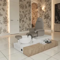 Dolce Podo BS (02) Fauteuil de pédicure Dolce Podo BS - Fauteuil pédicure professionnel - Fauteuil Spa haut de gamme - Mobilier esthétique haut de gamme - Mobilier esthétique professionnel - fauteuil pédicure spa -Fauteuil de pédicure haut de gamme