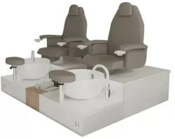 Dolce Podo BS double (2) Station pédicure double Dolce Podo BS - Fauteuil pédicure professionnel - Fauteuil Spa haut de gamme - Mobilier esthétique haut de gamme - Mobilier esthétique professionnel - fauteuil pédicure spa -Fauteuil de pédicure haut de gamme